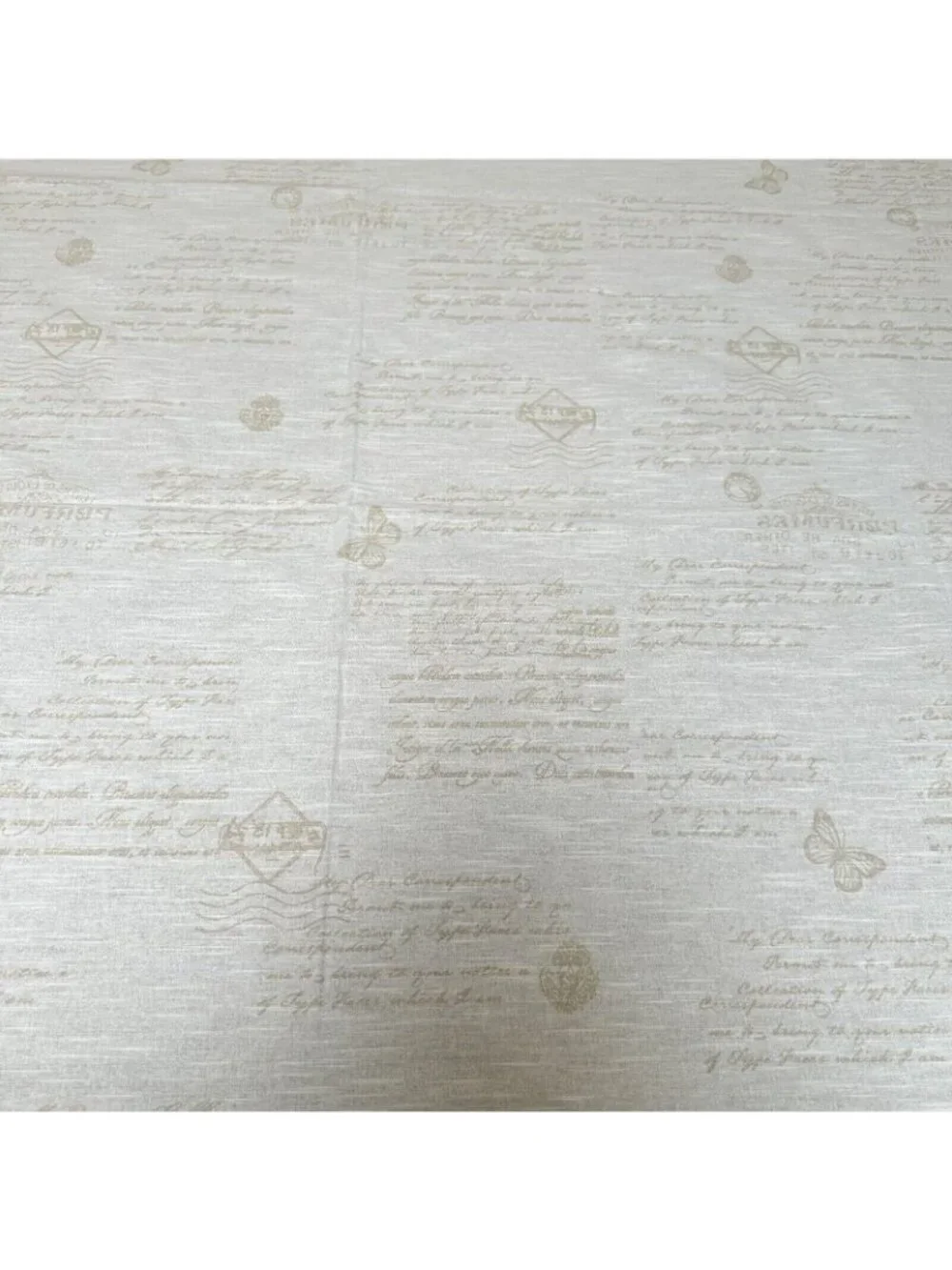 Nicole Miller EASTER Tablecloth Bunny Rabbit Spring Flower Script Cotton 60x104